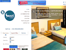 Tablet Screenshot of hotelswati.com